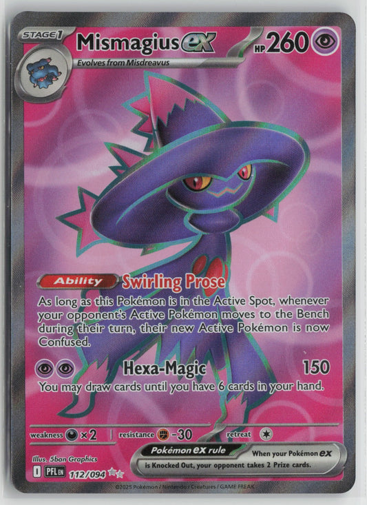 Mismagius ex Ultra Rare Holo PFL 112/094 NM