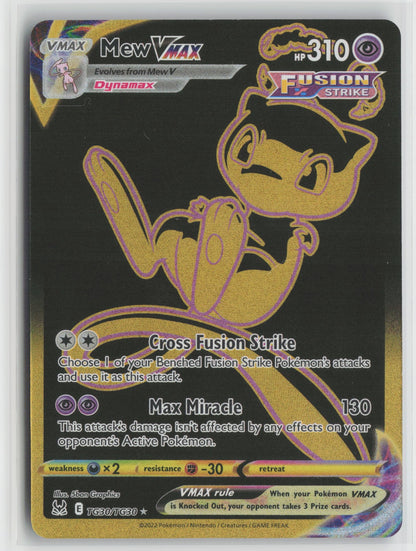 Mew VMAX (Secret) Secret Rare Holo SWSH11: TG TG30/TG30 NM
