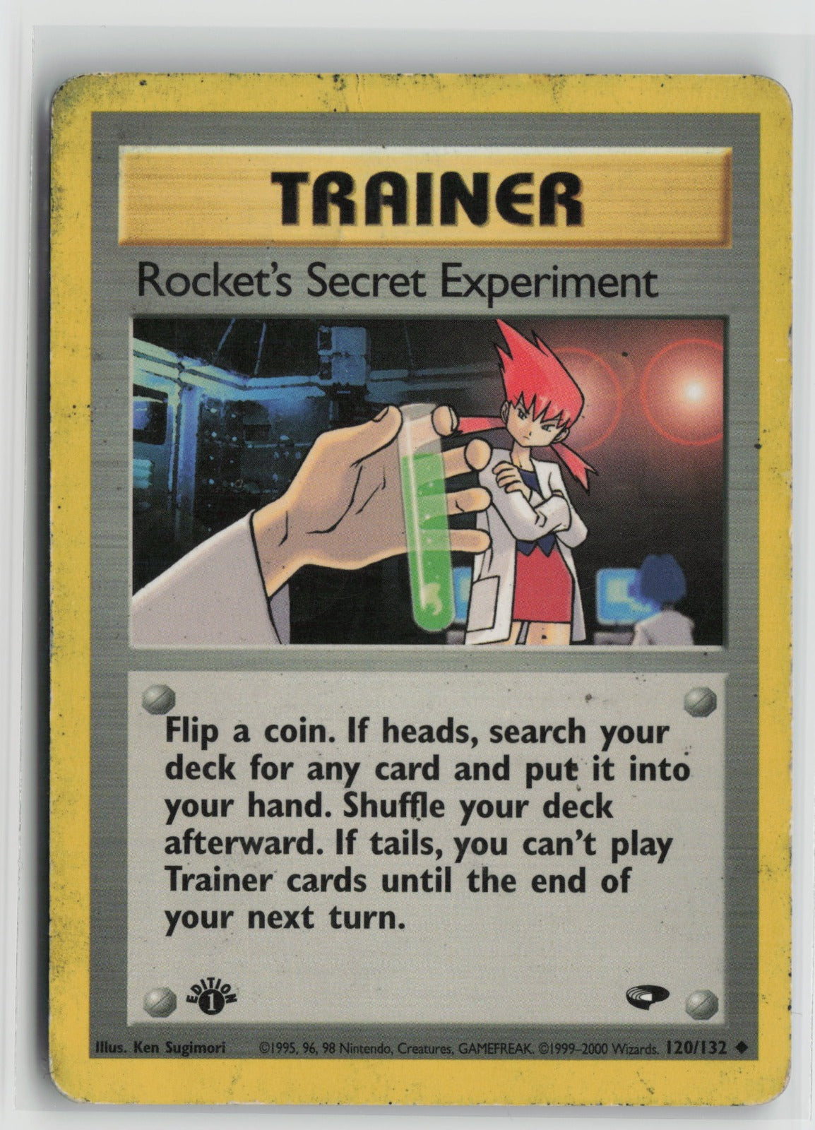 Rocket's Secret Experiment Uncommon 1st Edition G2 120/132 DMG