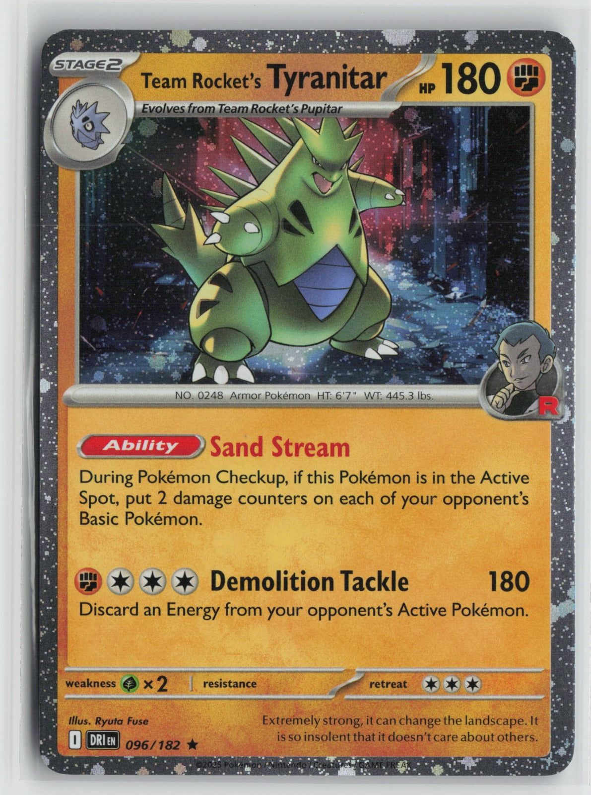 Team Rocket's Tyranitar - (Cosmos Holo) Promo Holo MCAP 096/182 NM