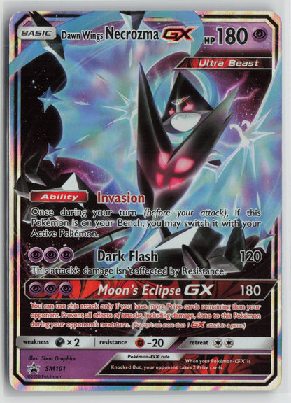 Dawn Wings Necrozma GX - Promo Holo SMP SM101 NM- B