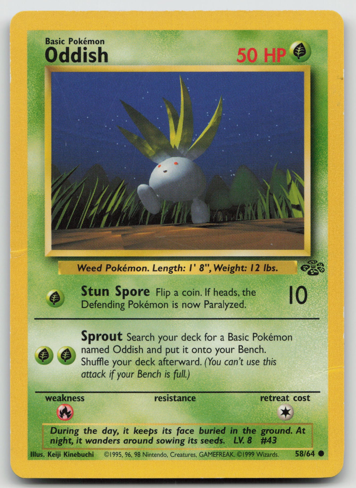 Oddish Common Unlimited JU 58/64 MP