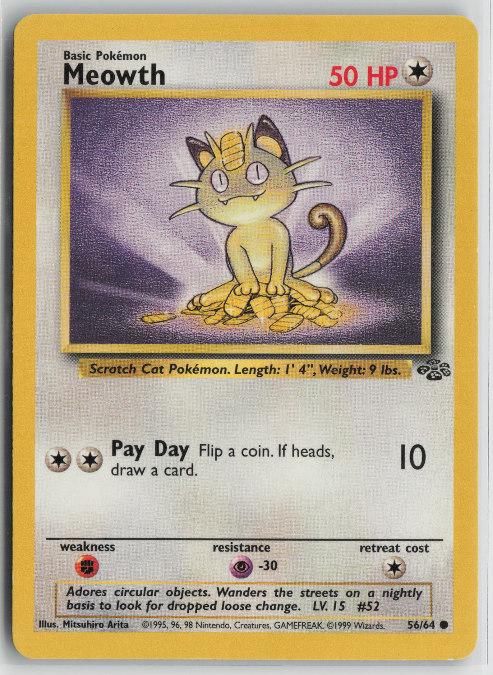 Meowth Common Unlimited JU 56/64 LP