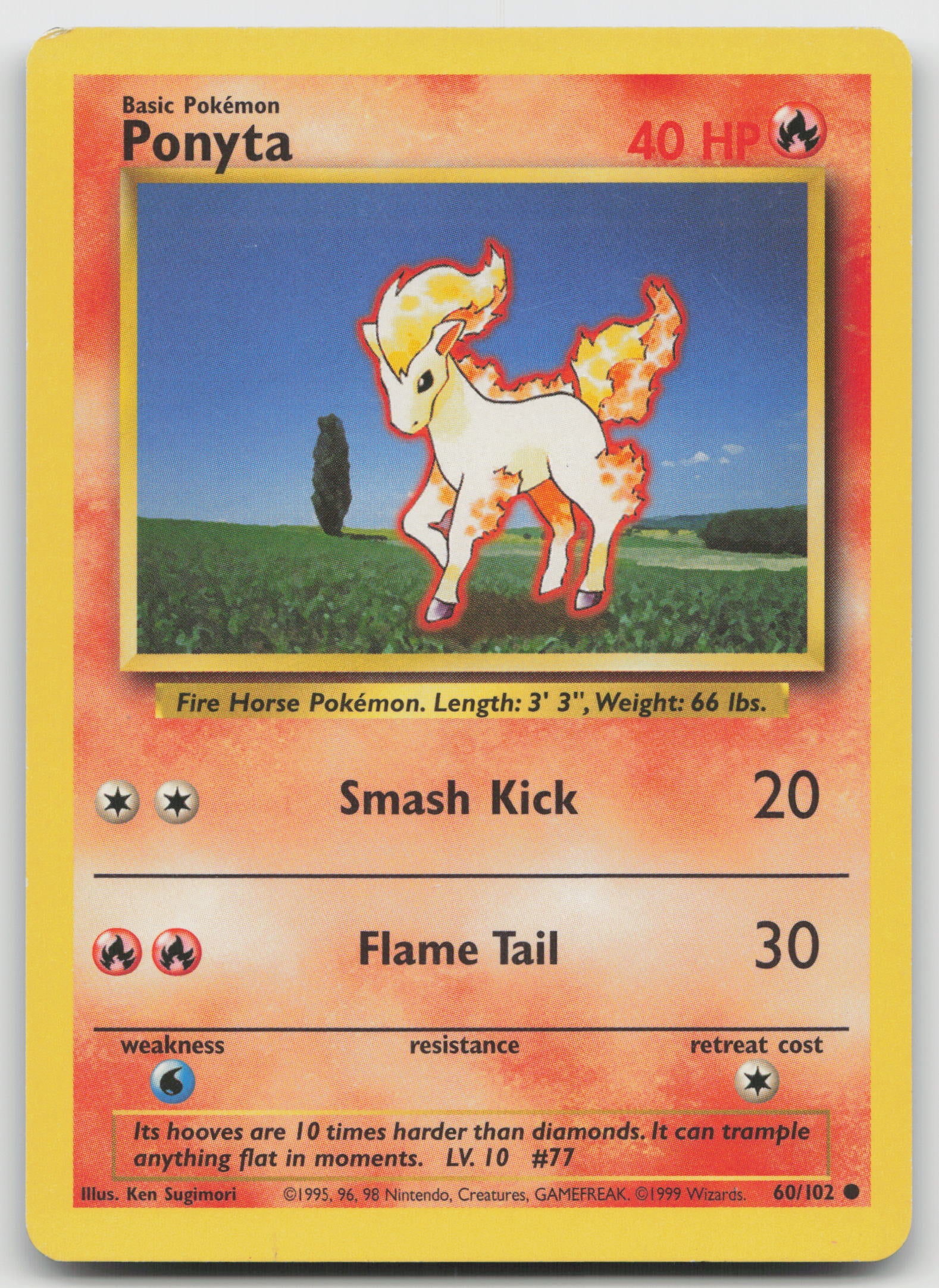 Ponyta Common Normal BS 060/102 LP