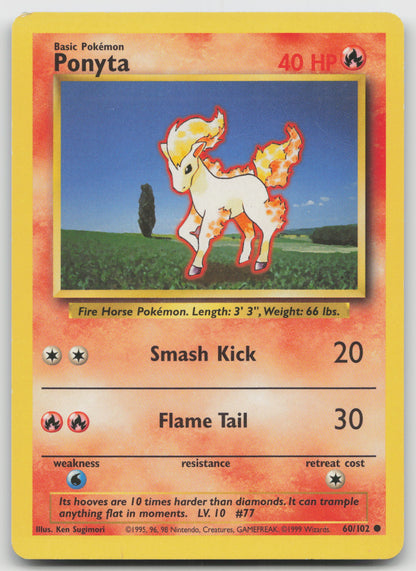 Ponyta Common Normal BS 060/102 LP