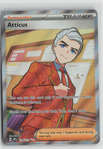 Atticus Ultra Rare Holo PRE 134/131 NM