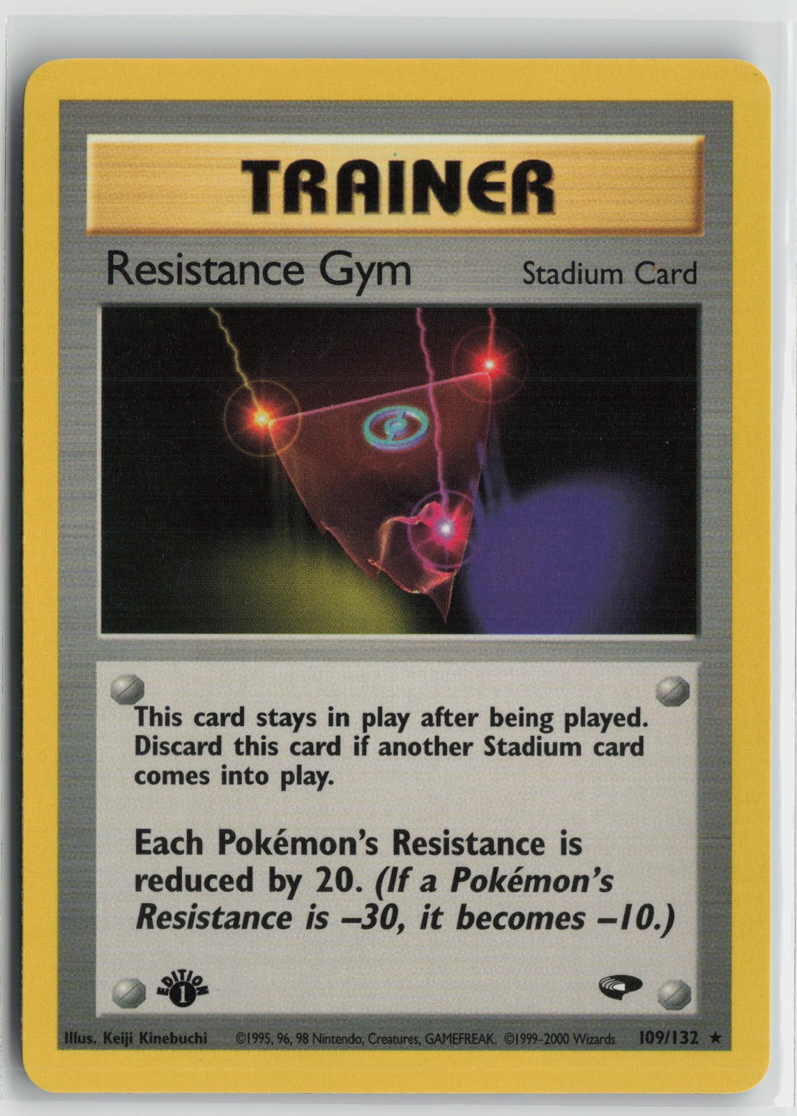 Resistance Gym Rare 1st Edition G2 109/132 NM
