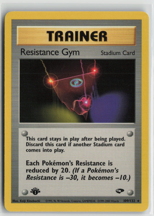Resistance Gym Rare 1st Edition G2 109/132 NM