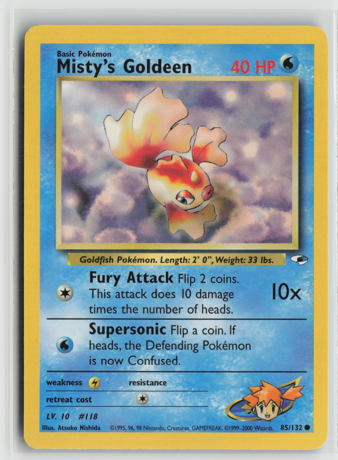 Misty's Goldeen (85) Common Unlimited G1 085/132 NM