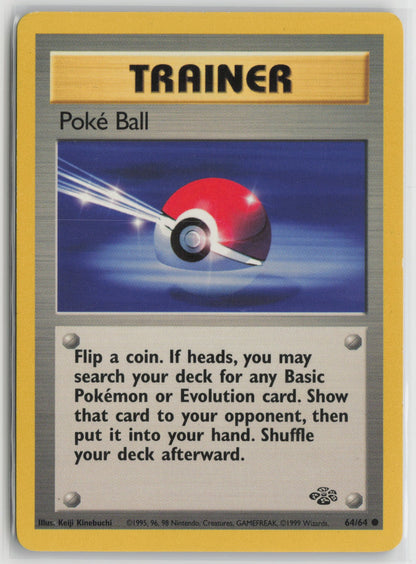 Poke Ball Common Unlimited JU 64/64 LP