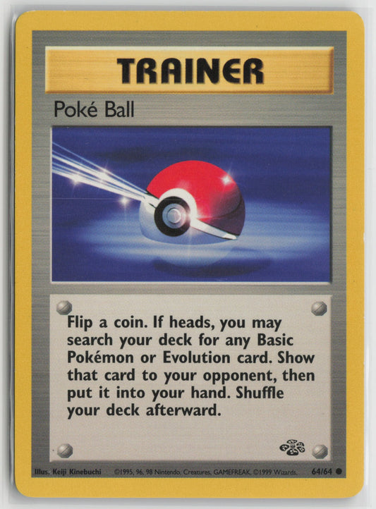 Poke Ball Common Unlimited JU 64/64 LP