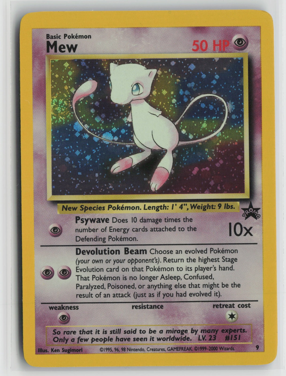 Mew (9) Promo Holo PR 09/53 LP