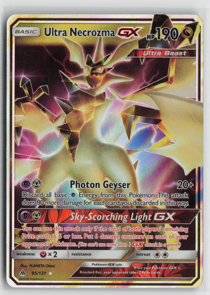 Ultra Necrozma GX Ultra Rare Holo SM06 95/131 NM- C
