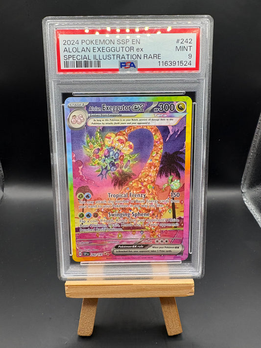 Alolan Exeggutor EX - Surging Sparks #242/191 - PSA 9
