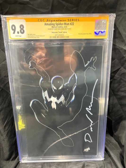 Amazing Spider-Man #22 SIGNED David Nakayama - Marvel Comics 5/23 Legacy #916 - CGC 9.8