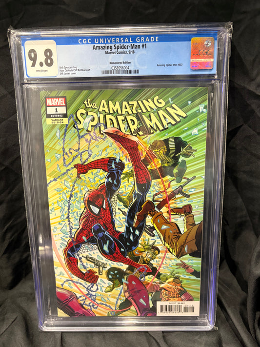 1/1,000 Amazing Spider-Man #1 - REMASTERED Erik Larsen - Marvel Comics 9/18 - CGC 9.8