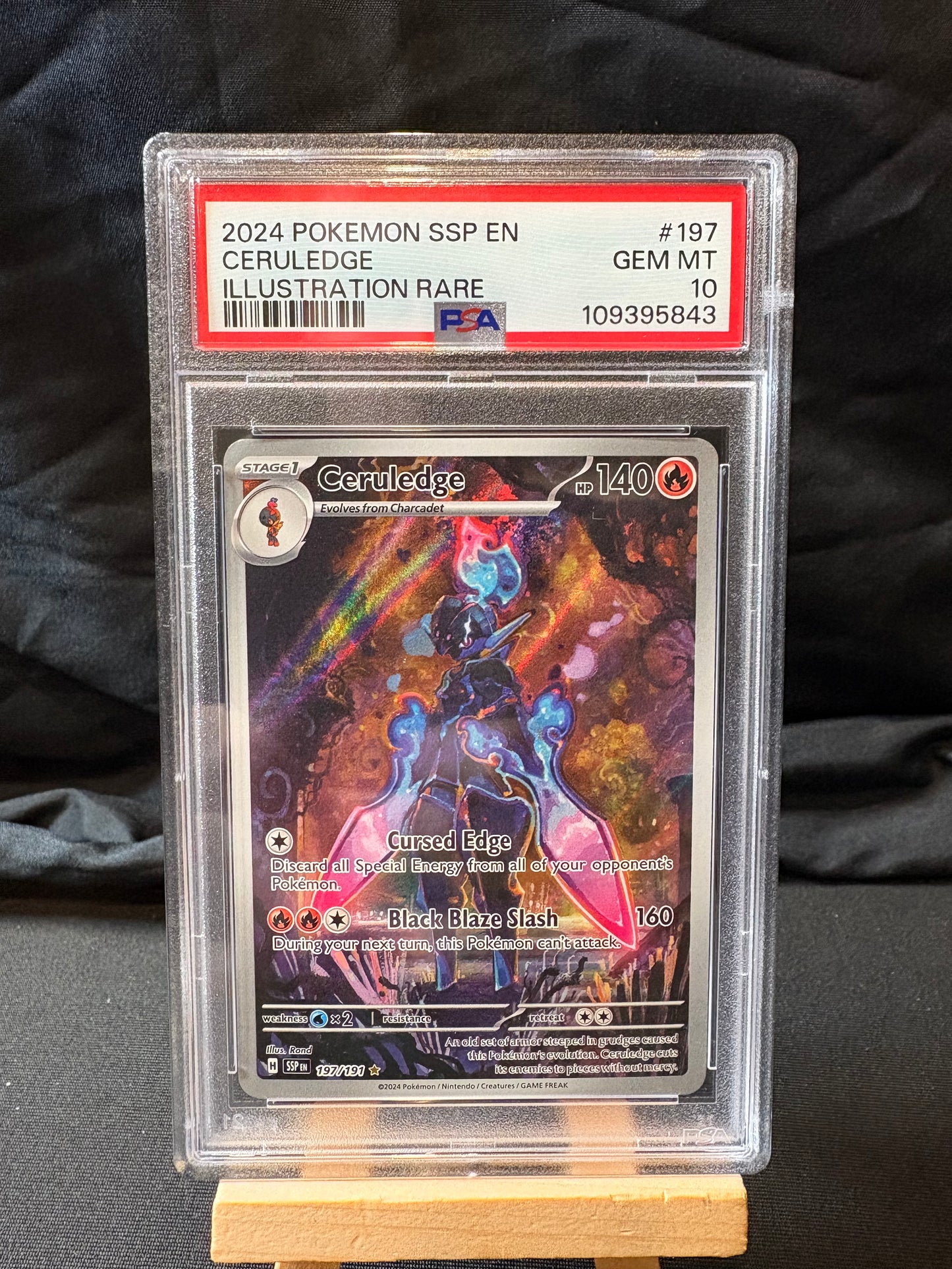 Ceruledge - Surging Sparks #197/191 PSA 10
