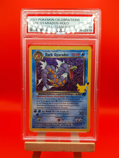 Dark Gyarados - Classic Coll - Team Rocket #8/82 - PSA 10