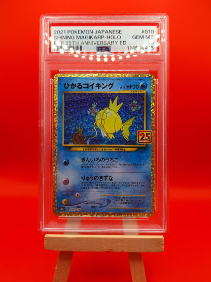 Shining Magikarp - PCP 25th Anniversary #10/25 - JPN- PSA 10