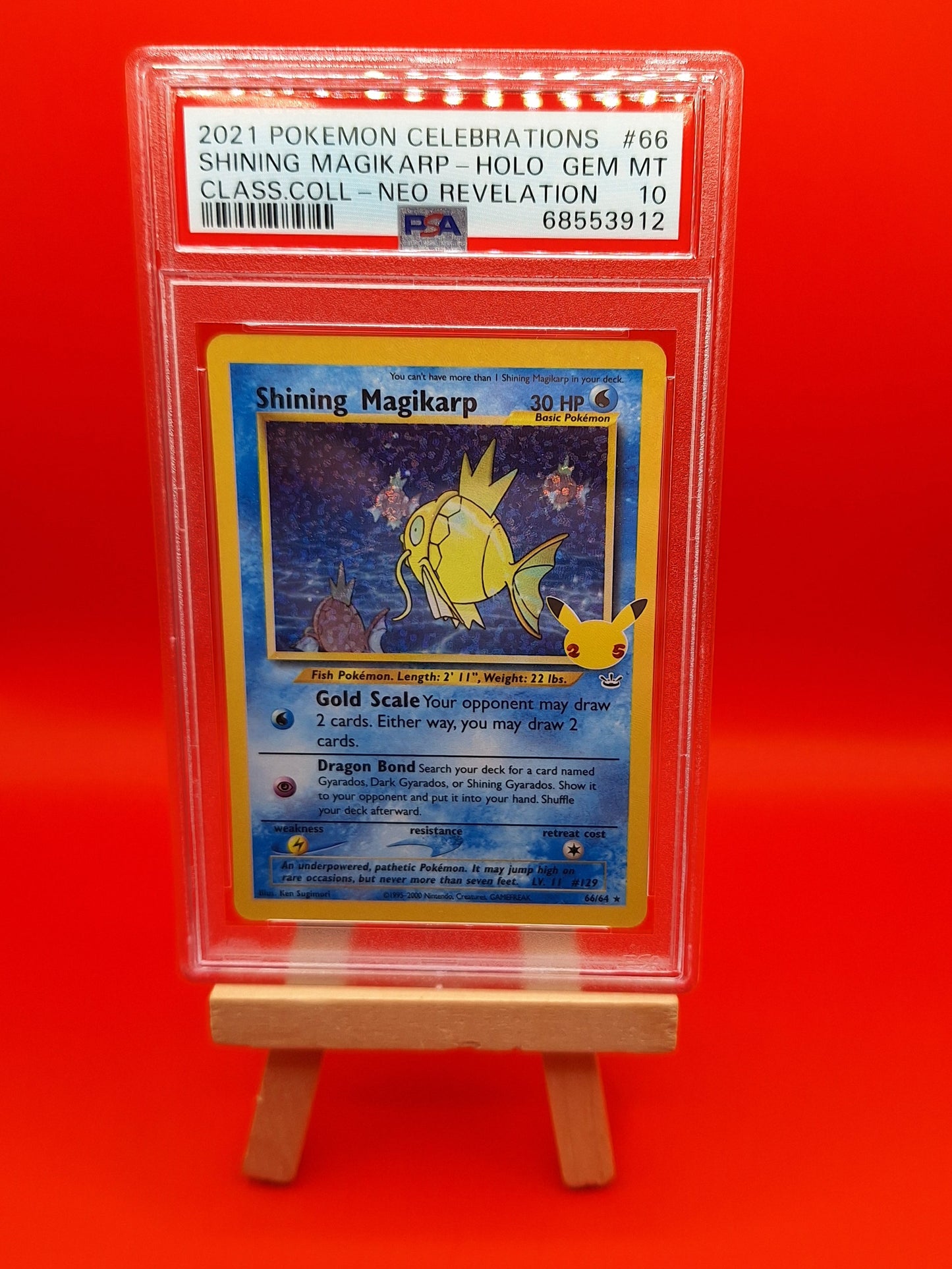 Shining Magikarp - Classic Coll #66/64 - PSA 10
