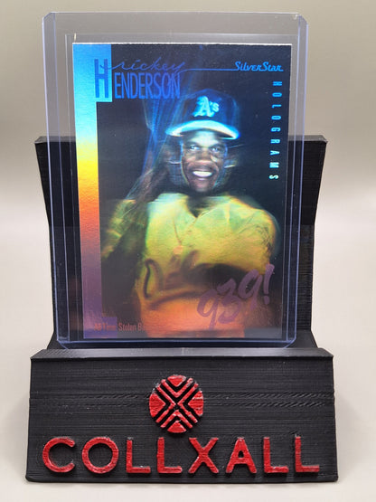 Rickey Henderson 1990 - Silver Star Holograms with AuthenTicket