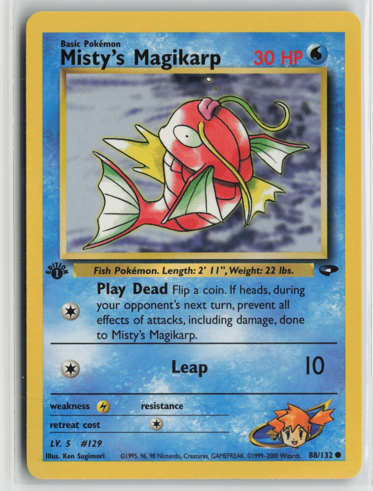Misty's Magikarp Common 1st Edition G2 088/132 NM