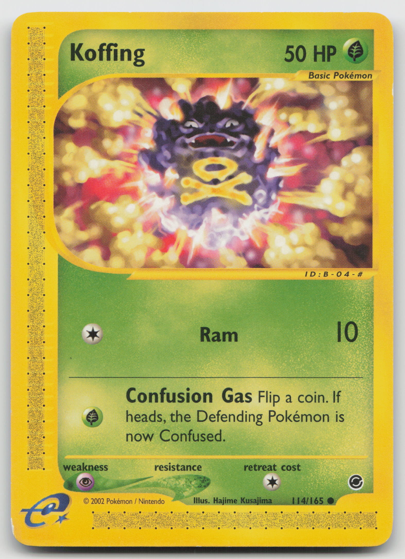 Koffing Common Normal EX 114/165 LP