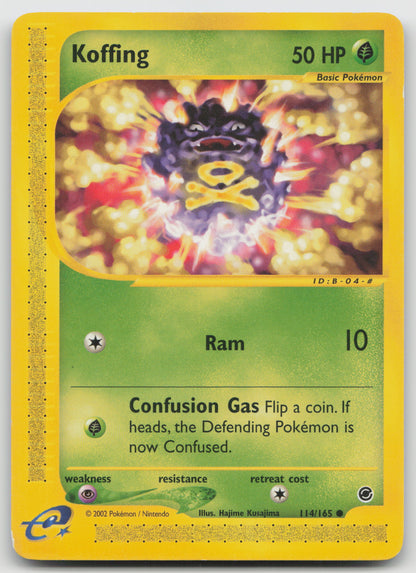 Koffing Common Normal EX 114/165 LP