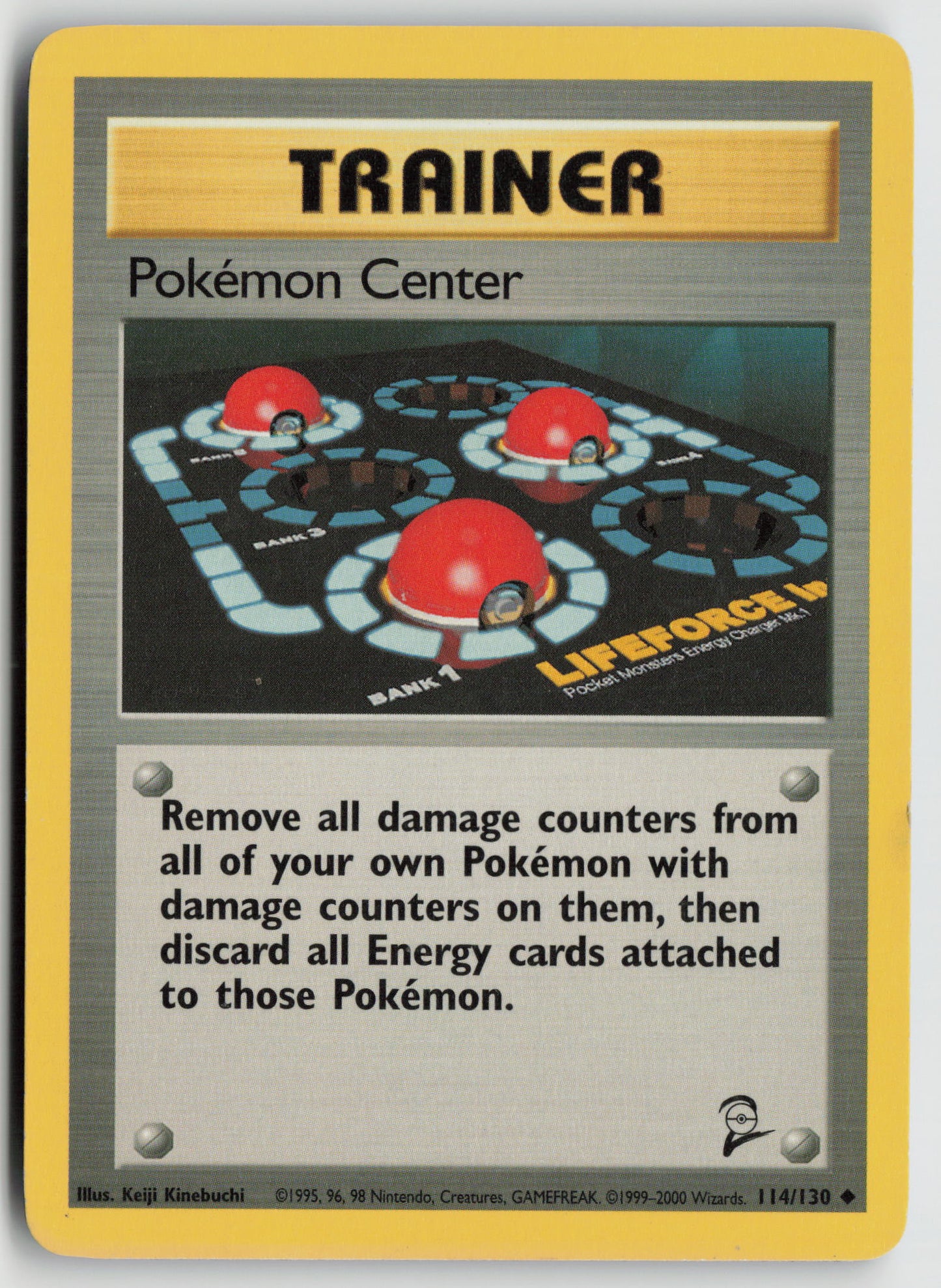 Pokemon Center Uncommon Base Set 2 114/130 MP