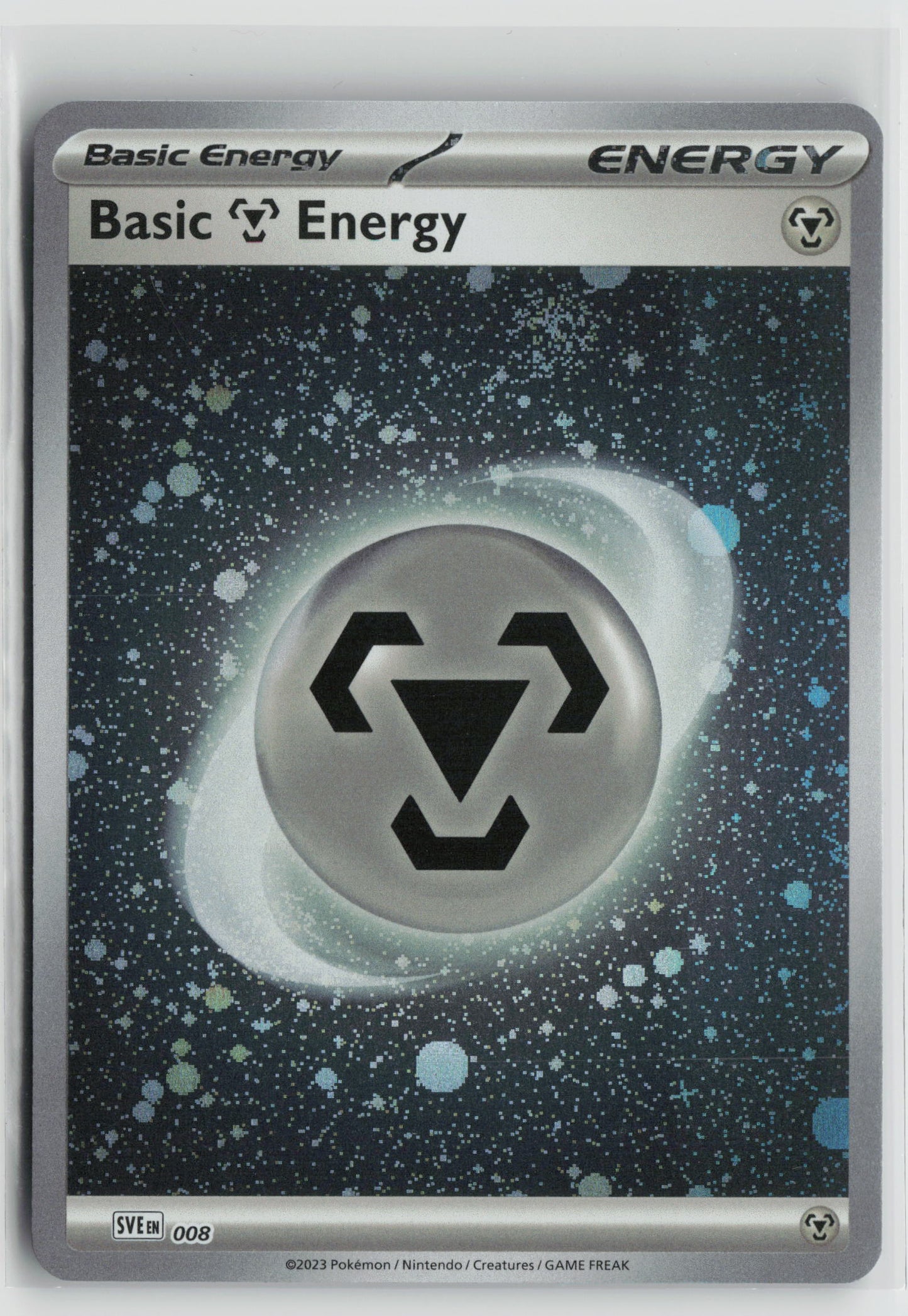 Basic Metal Energy (Cosmos Holo) Common SVE: Scarlet & Violet Energies 008 NM