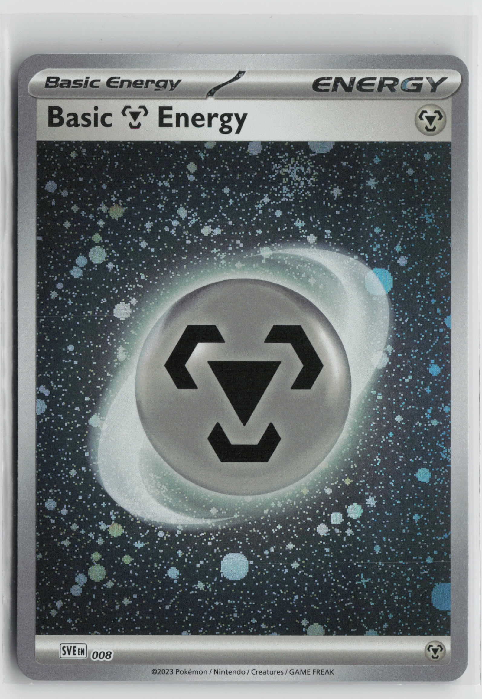 Basic Metal Energy (Cosmos Holo) Common SVE: Scarlet & Violet Energies 008 NM