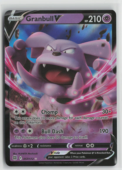 Granbull V Ultra Rare Holo SWSH09 057/172 NM