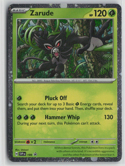Zarude - (Cosmos Holo) Holo Rare SVP 199 NM