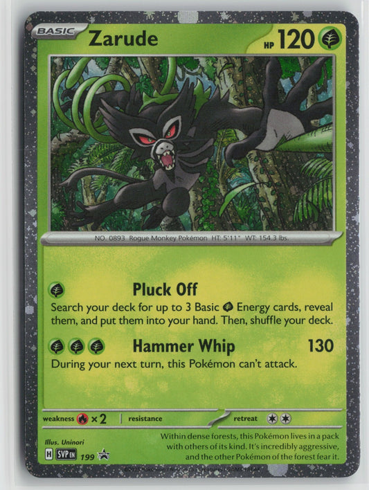 Zarude - (Cosmos Holo) Holo Rare SVP 199 NM