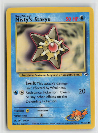 Misty's Staryu Common Unlimited G1 090/132 NM