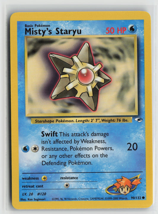 Misty's Staryu Common Unlimited G1 090/132 NM