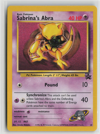 Sabrina's Abra Promo PR 19/53 NM