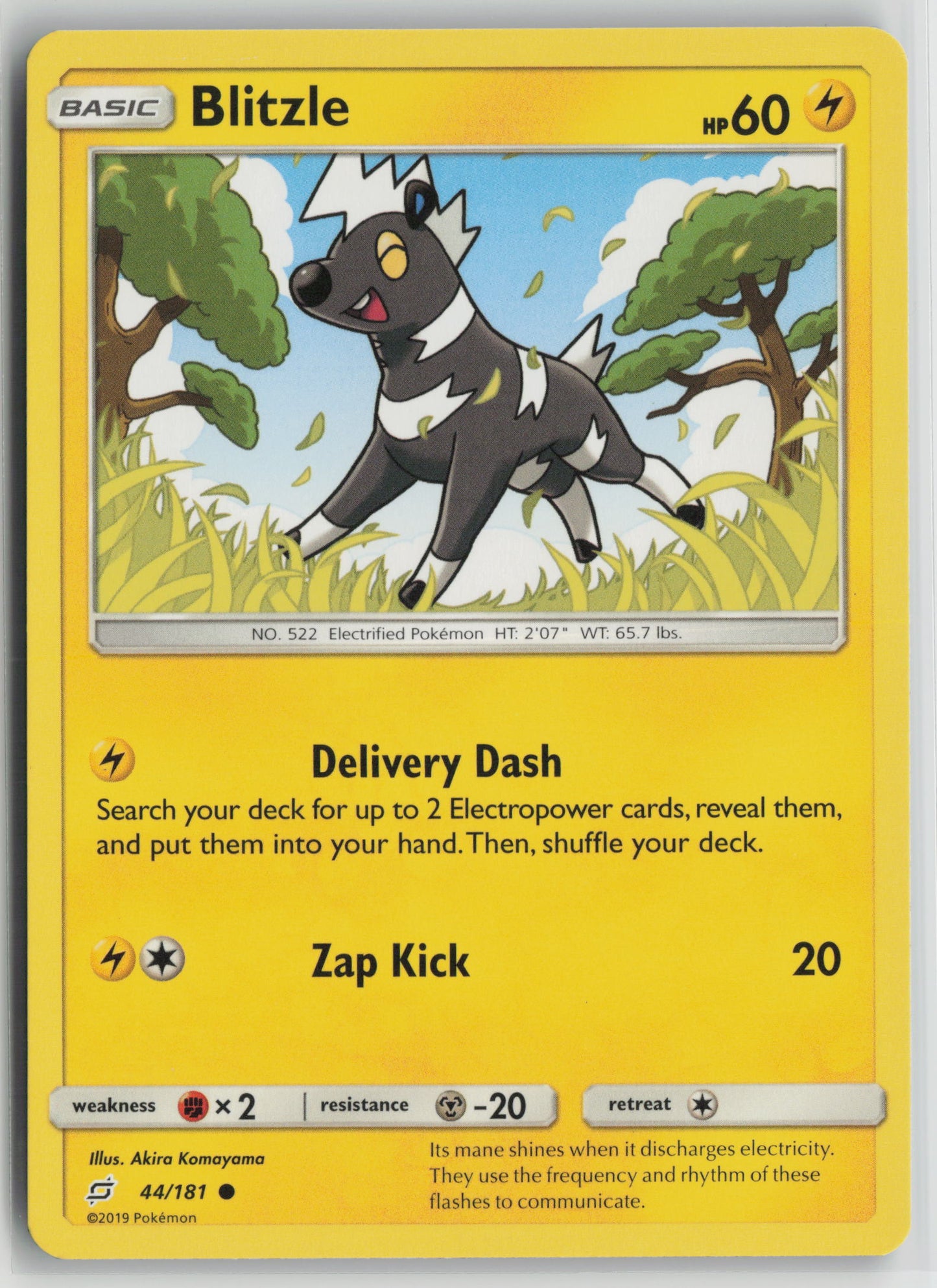 Blitzle Common SM - Team Up 44/181 NM