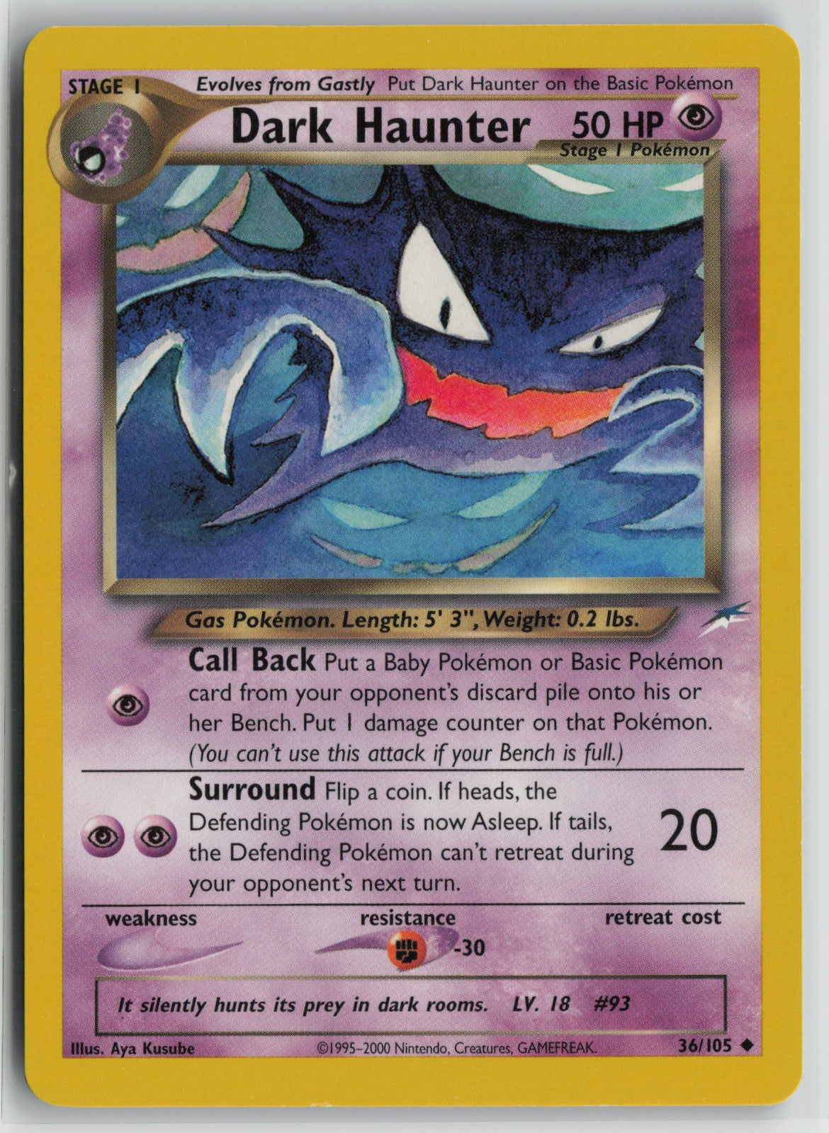 Dark Haunter Uncommon Unlimited N4 036/105 LP