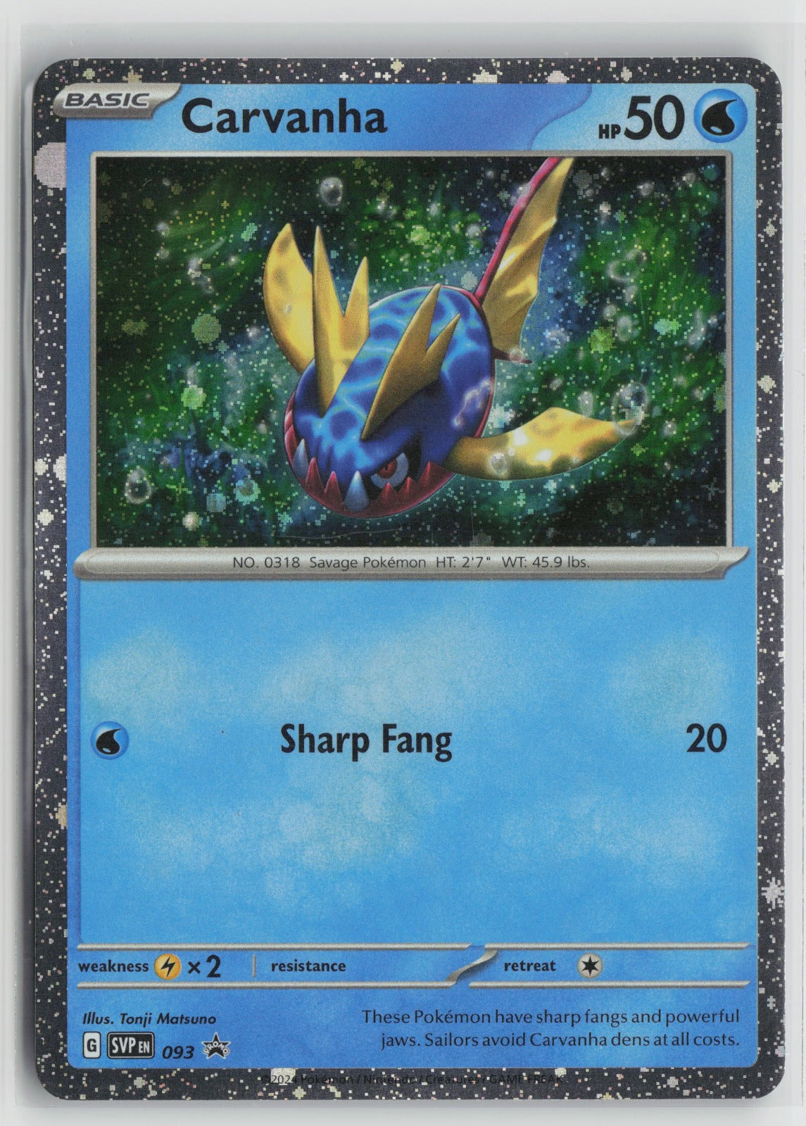 Carvanha Promo Holo SVP 093 NM