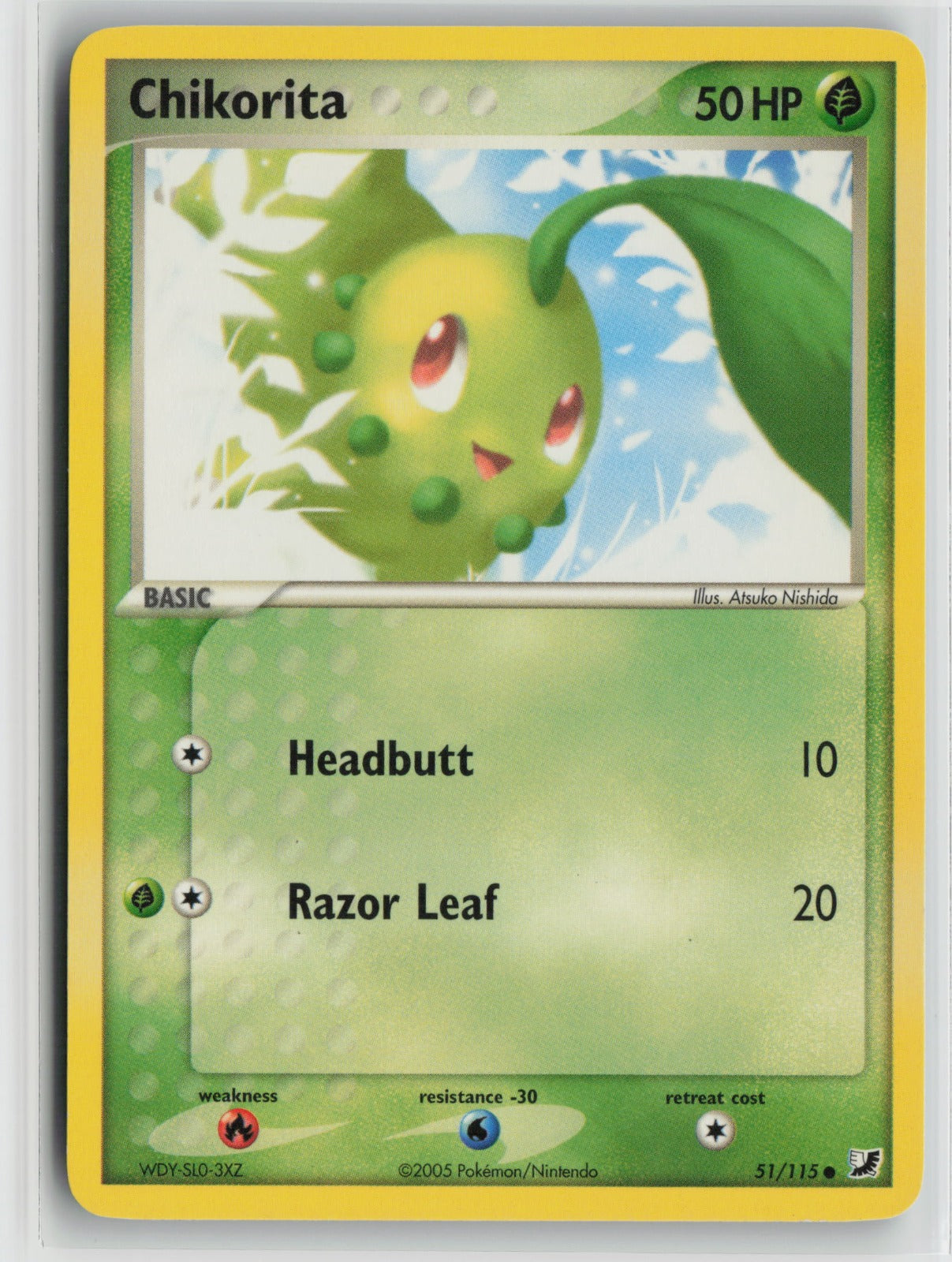 Chikorita Common UF 51/115 LP