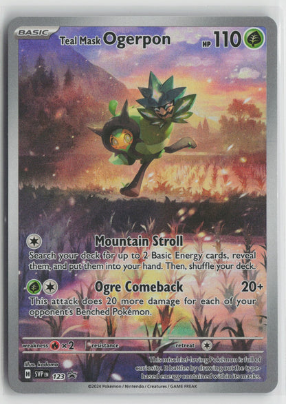 Teal Mask Ogerpon - Promo Holo SVP 123 NM