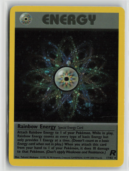 Rainbow Energy (17) Holo Rare Unlimited TR 17/82 LP