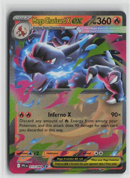 Mega Charizard X ex Double Rare Holo PFL 013/094 NM