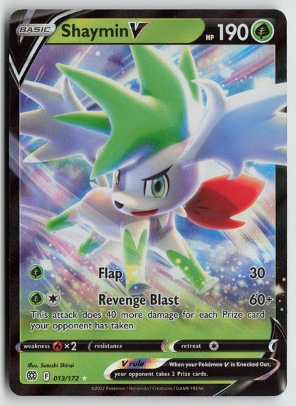 Shaymin V Ultra Rare Holo SWSH09 013/172 NM