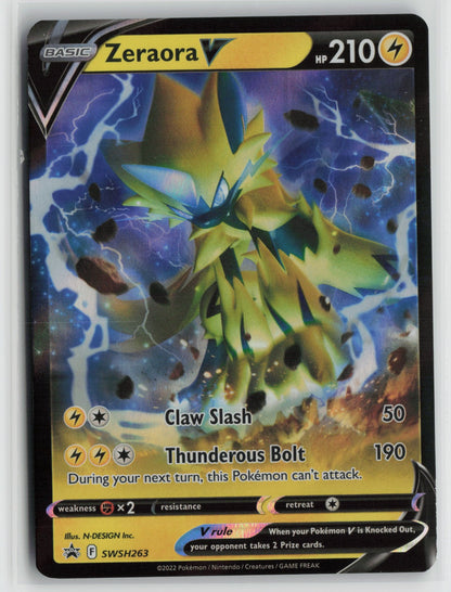 Zeraora V Promo Holo SWSD SWSH263 NM