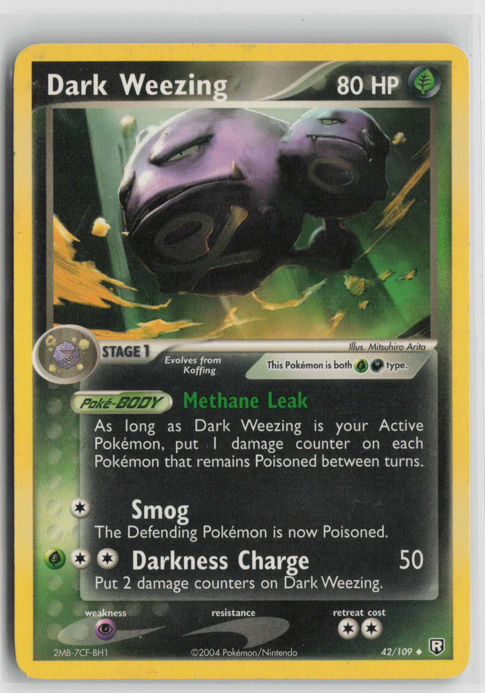 Dark Weezing Uncommon Team Rocket Returns 42/109 LP