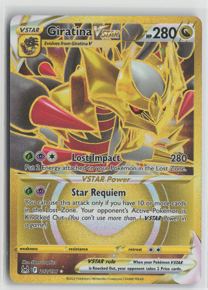 Giratina VSTAR (212) (Secret) Secret Rare Holo SWSH11 212/196 NM