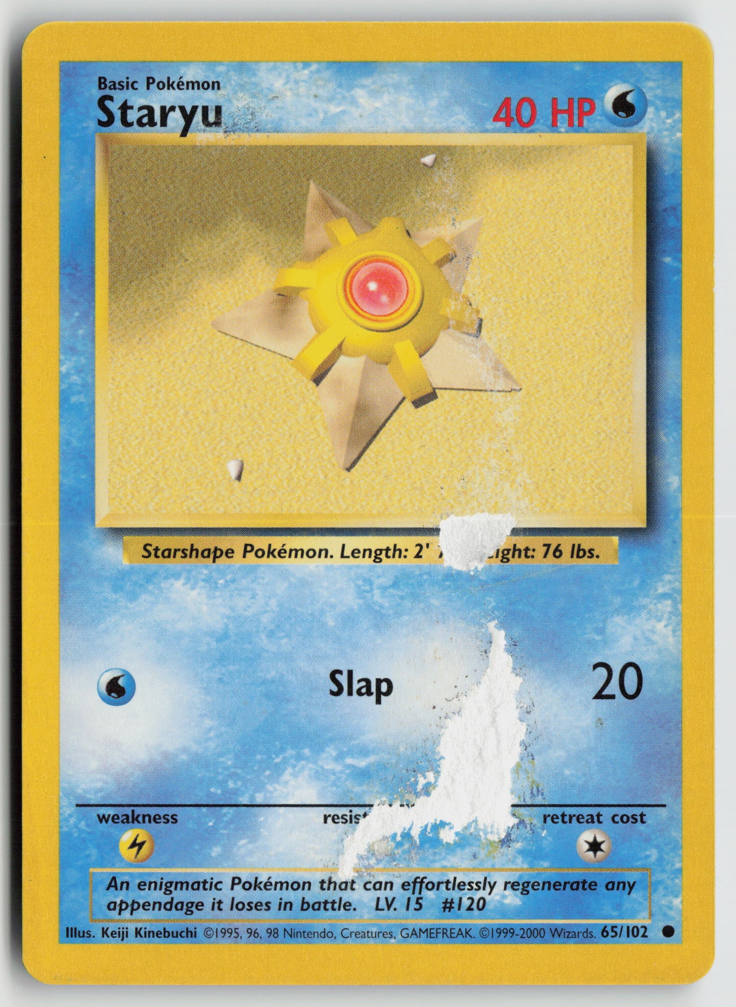 Staryu Common Base Set 065/102 DMG