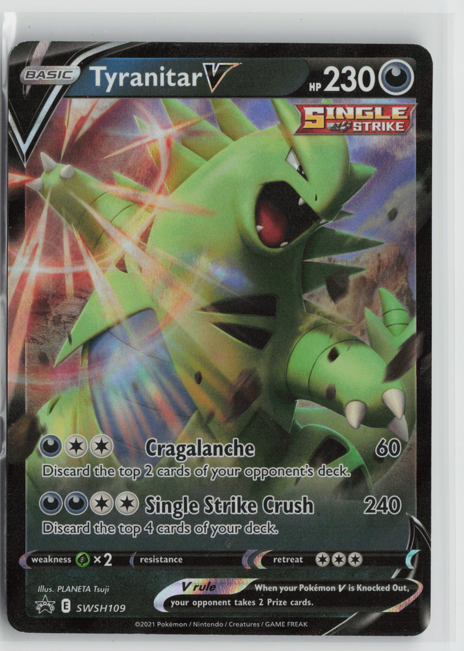 Tyranitar V - Promo Holo SWSD SWSH109 NM